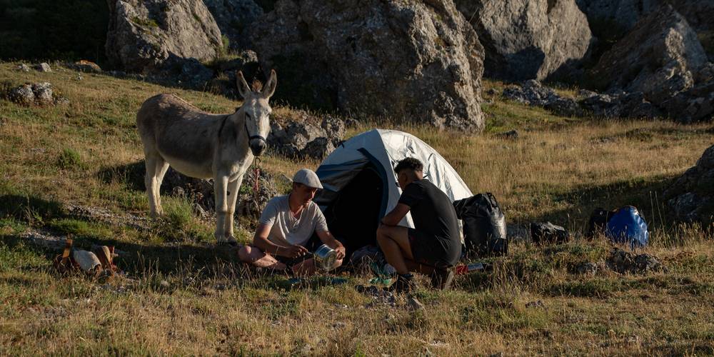 Bivouac -  Camping on the farm Bamboul'âne Méouge (Provence-Alpes-Côte d’Azur, Hautes-Alpes)