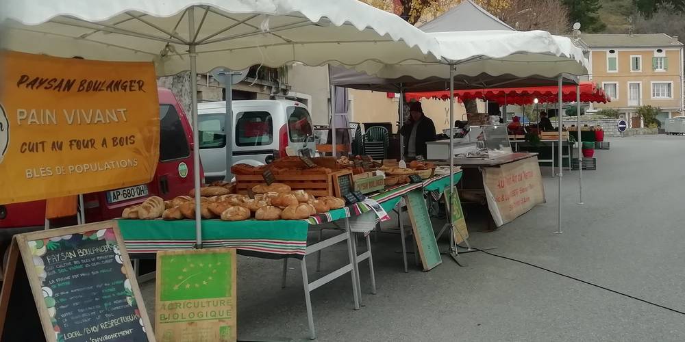 marché paysan boulanger seguins -  LES SEGUINS (Provence-Alpes-Côte d’Azur, Alpes-de-Haute-Provence)