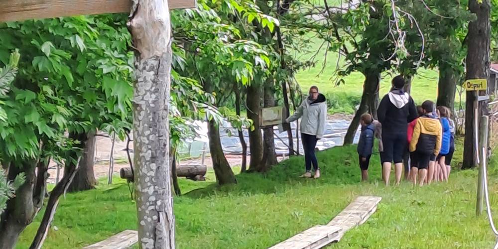  Gîte la Ferme de Servanges  -Parcours pieds nus "Lou Pié-Déchô" (Auvergne-Rhône-Alpes, Loire)