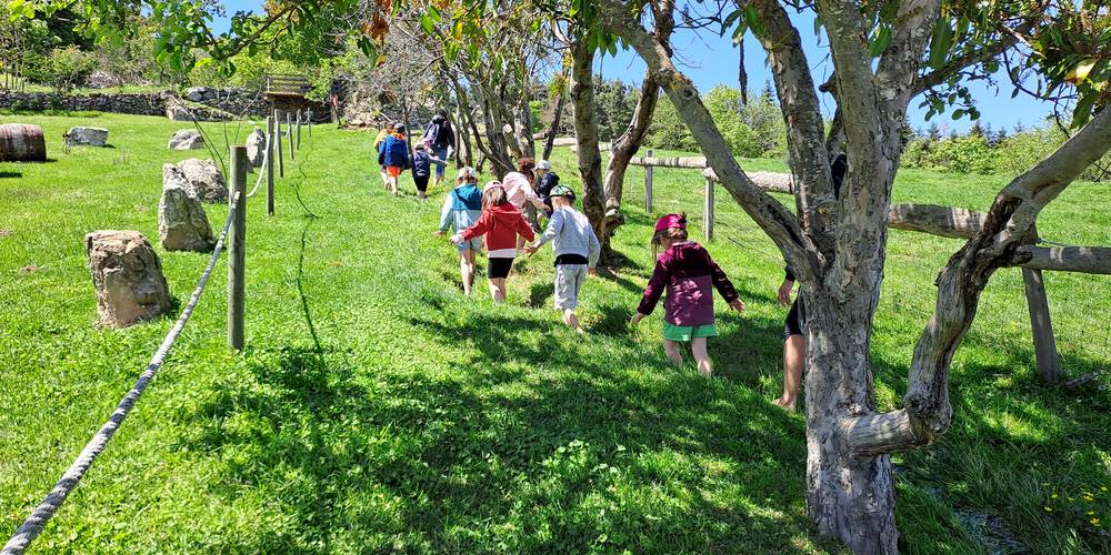  Gîte la Ferme de Servanges  -Parcours pieds nus "Lou Pié-Déchô" (Auvergne-Rhône-Alpes, Loire)
