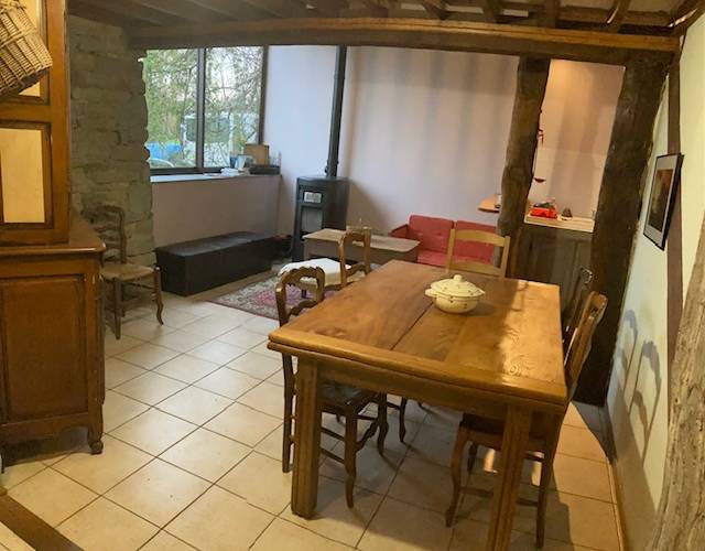 salle de séjour -  LA FERME D'ETIENNETTE (Normandie, Manche)