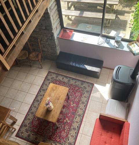 coin salon -  LA FERME D'ETIENNETTE (Normandie, Manche)