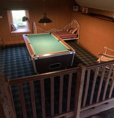 salle de billard du gite -  LA FERME D'ETIENNETTE (Normandie, Manche)