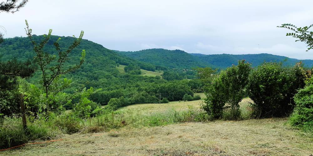 Vue depuis le camping -  Equiloisirs Farm (Occitanie, Ariège)