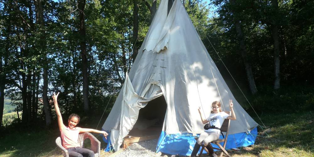 tipi au camping remplacé cette année par une flexyourte -  Equiloisirs Farm (Occitanie, Ariège)