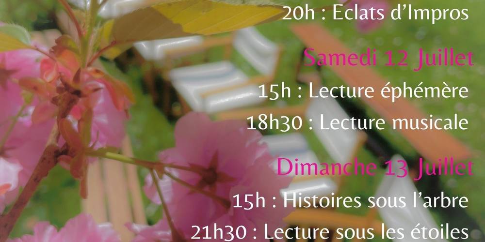 Festival Théâtre au Jardin en juillet -  La Grande Maison (Normandie, Orne)