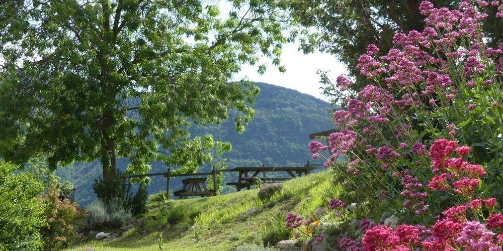Jardin. -  Gîte La Piarra (Auvergne-Rhône-Alpes, Drôme)