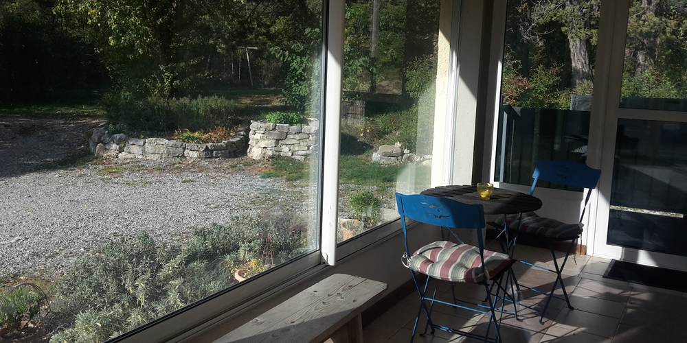 veranda l alpage -  L'oustaou dou Pastre [La maison du berger] (Provence-Alpes-Côte d’Azur, Hautes-Alpes)