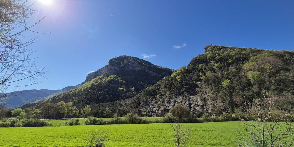 vue generale depuis la maison -  L'oustaou dou Pastre (Provence-Alpes-Côte d’Azur, Hautes-Alpes)