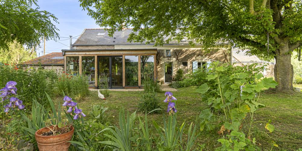 Veranda pour petis dejeuners -  Les Ateliers (Pays de la Loire, Maine-et-Loire)