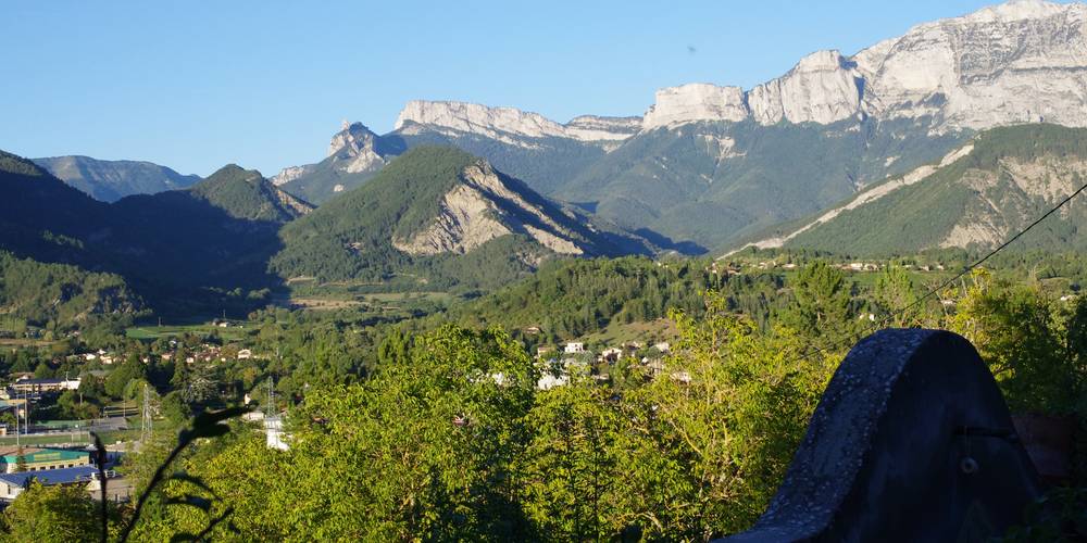 vue depuis le gite -  Terres d'Aigo (Auvergne-Rhône-Alpes, Drôme)