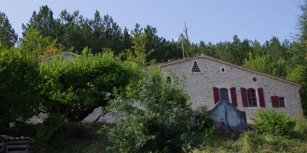vue de la maison -  Terres d'Aigo (Auvergne-Rhône-Alpes, Drôme)
