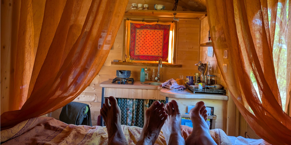 Depuis le lit... -  La Ferme des églantiers (Provence-Alpes-Côte d’Azur, Hautes-Alpes)