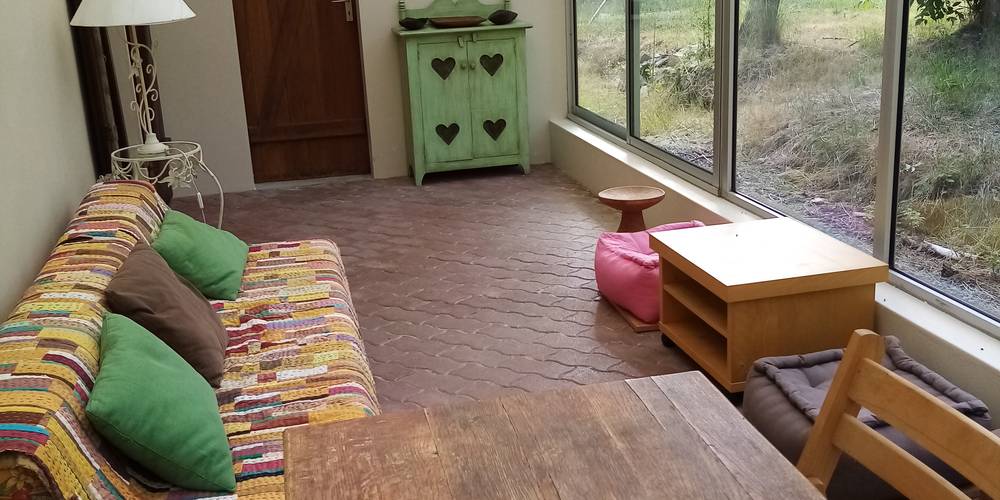 la veranda à l'arrière de la maison -  Marguerite's house (Pays de la Loire, Loire-Atlantique)