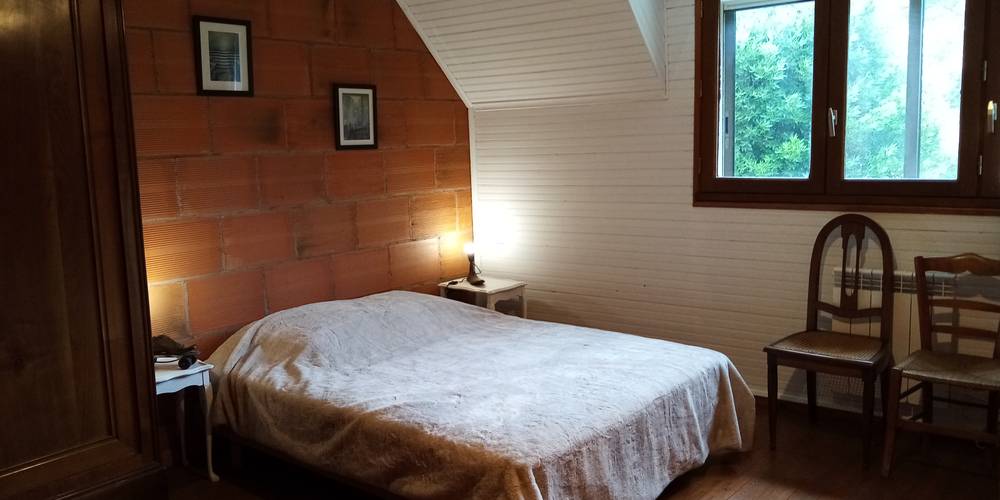 la chambre côté lit 2 personnes -  Marguerite's house (Pays de la Loire, Loire-Atlantique)