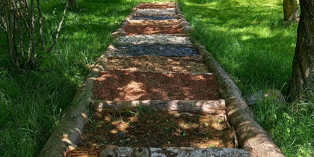 Parcours pieds-nus -  Le Jardin Mirandou (Auvergne-Rhône-Alpes, Haute-Loire)