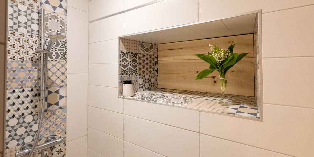 Salle d'eau Les Piafs -  Les Reinières guest rooms (Pays de la Loire, Maine-et-Loire)