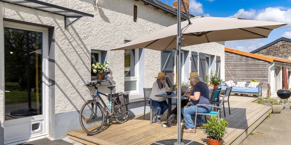La terrasse -  Les Reinières guest rooms (Pays de la Loire, Maine-et-Loire)