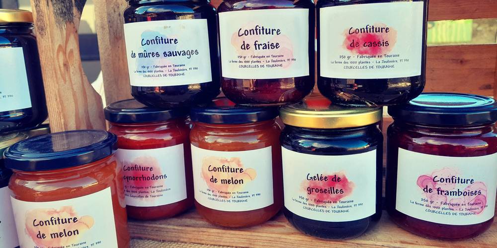 nos confitures pour le petit déjeuner ! -  Gîte des mille plantes (Centre-Val de Loire, Indre-et-Loire)