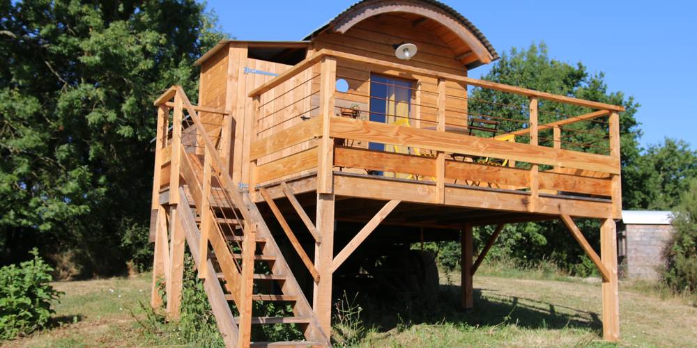 la grande roulotte -  Ferme de Pitoué (Pays de la Loire, Loire-Atlantique)