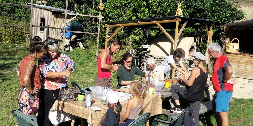 Atelier de vannerie -  Micro-ferme La Bastardière (Bretagne, Morbihan)