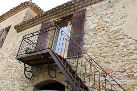 Entrée du gîte -  Le gîte de la Framboiserie Bio (Provence-Alpes-Côte d’Azur, Bouches-du-Rhône)