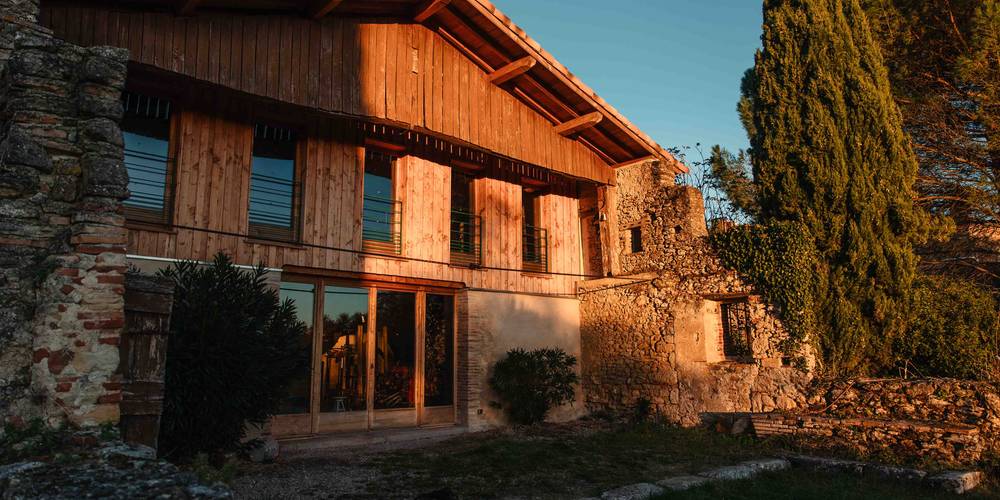 'La grang', façade sud -  Les Terres d'En Vénac (Occitanie, Tarn)
