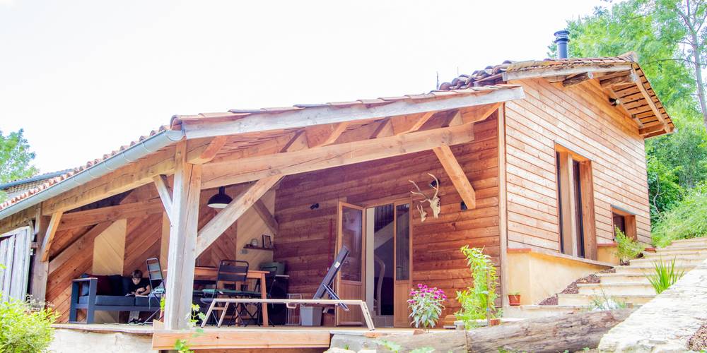 terrasse privée -  Gîte La Prunelle (Occitanie, Ariège)