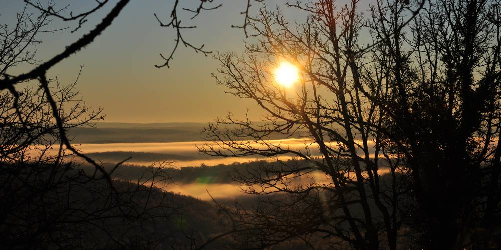 lever du jour sur le causse -  LA GRANGE TABIC-TABOC (Occitanie, Lot)