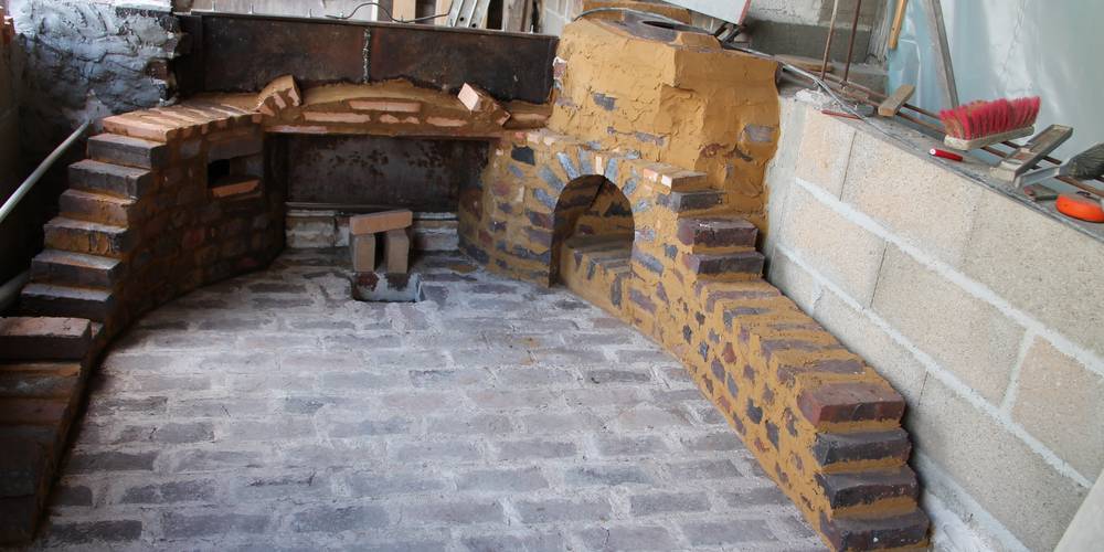 construction d'un four à pain -  LA GRANGE TABIC-TABOC (Occitanie, Lot)