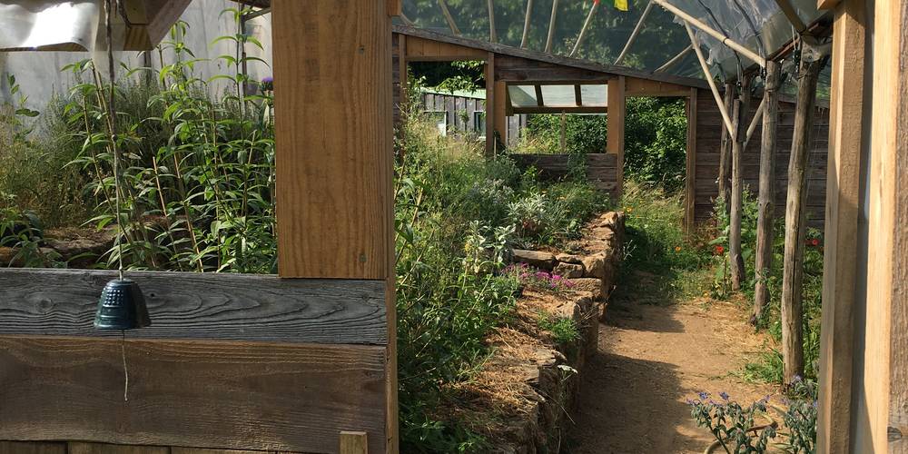 La serre -  Les Jardins d'Yzorche (Nouvelle-Aquitaine, Corrèze)