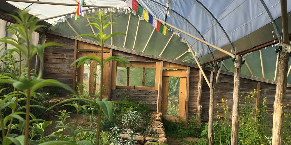 La serre -  Les Jardins d'Yzorche (Nouvelle-Aquitaine, Corrèze)