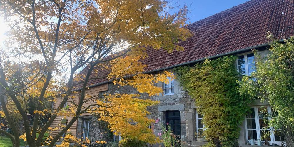 Maison vue extérieure -  Chez Marie Roulotte (Normandie, Manche)