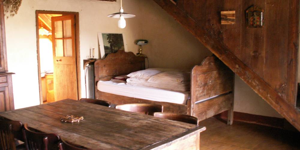 piéce commune et lit en 140 -  rocabrac (Occitanie, Aveyron)