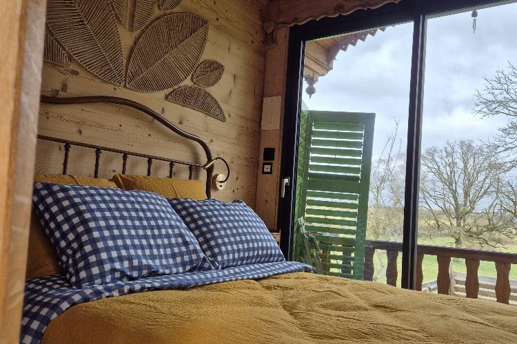 la chambre -  GrandJardin "L'escapade Rustique" (Rustic getaway) (Grand Est, Vosges)