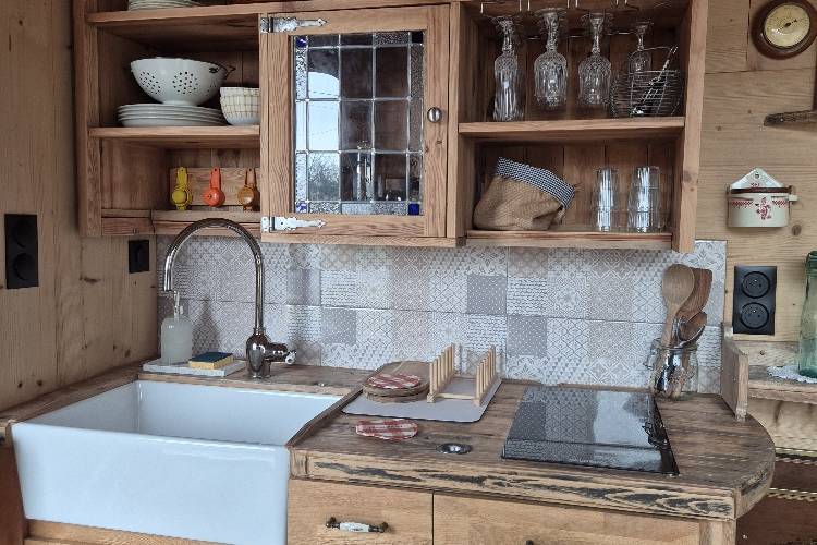 La cuisine -  GrandJardin "L'escapade Rustique" (Rustic getaway) (Grand Est, Vosges)