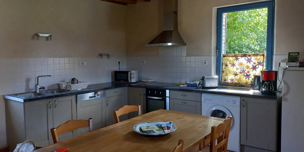 séjour coté cuisine -  Le Cabray (Normandie, Seine-Maritime)