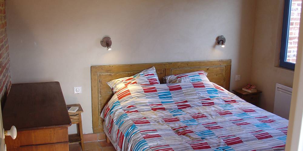 chambre du rez de chaussée -  Le Cabray (Normandie, Seine-Maritime)