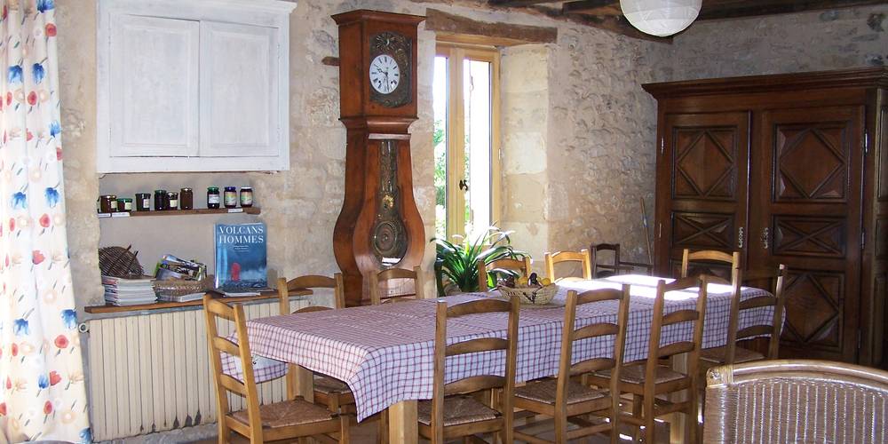 espace petit déjeuner -  Le Gîte du Soi (Nouvelle-Aquitaine, Dordogne)