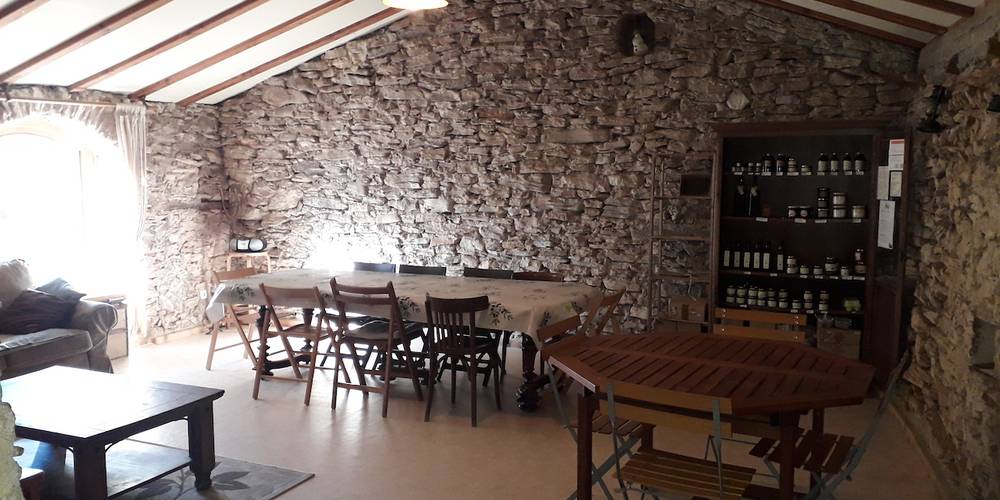 Salle d'accueil espace collectif -  LA FERME DU PESCHER (Auvergne-Rhône-Alpes, Drôme)