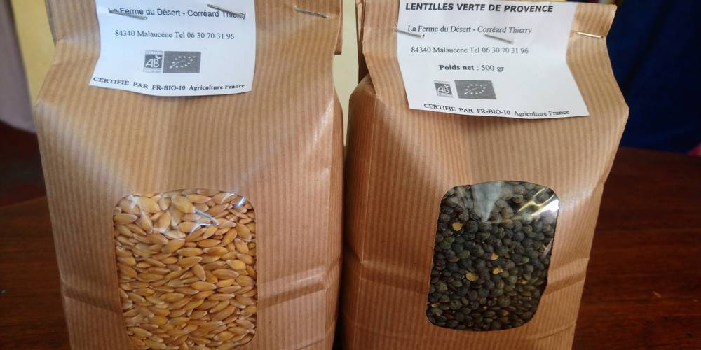 PETIT EPEAUTRE ET LENTILLES -  FERME DU DÉSERT (Provence-Alpes-Côte d’Azur, Vaucluse)