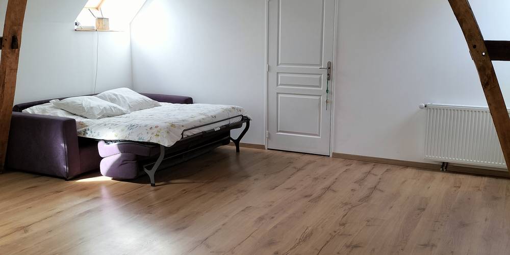 Chambre 3 à l'étage (ouverte si plus de 6 personnes) -  GAEC DU CHEMIN PERRAY (Normandie, Orne)