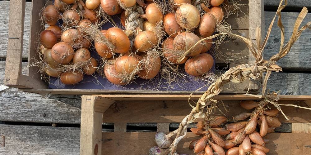 Peu d'oignons cette année -  GÎTE DE LA POTERIE (Hauts-de-France, Pas-de-Calais)