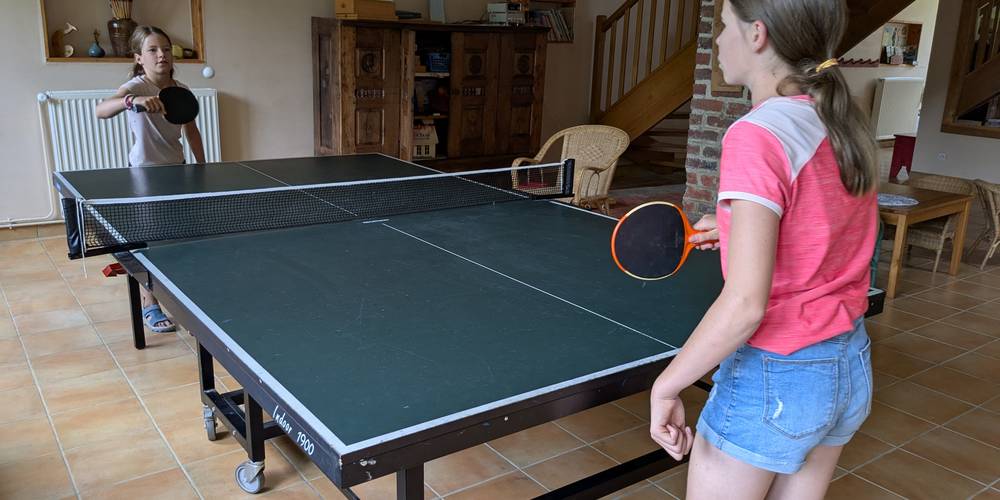 Pause ping-pong -  GÎTE DE LA POTERIE (Hauts-de-France, Pas-de-Calais)