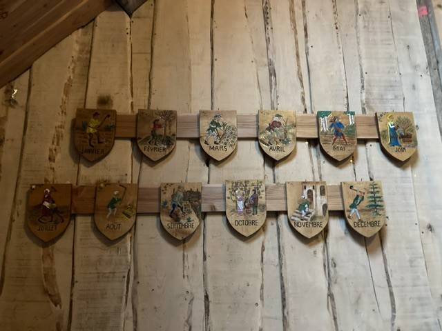 Représentation des travaux de la campagne -  LES JARDINS DE FRAICHE COMTE (Bourgogne-Franche-Comté, Doubs)