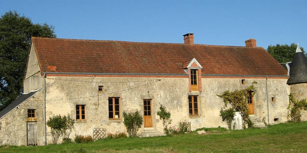 La maison est grande et peut accueillir une dizaine de personnes. -  Ferme de La Lande (Centre-Val de Loire, Indre)