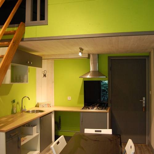 Cuisine studio famille -  POUSS'COMBE LE GÎTE (Occitanie, Hérault)