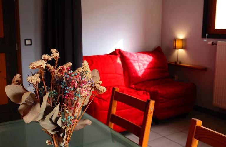 2ème couchage Pièce à vivre gîte des lacs -  GÎTES DES LACS (Auvergne-Rhône-Alpes, Savoie)