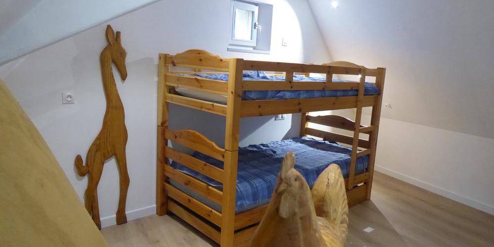 chambre lits superposés -  GITE DU DOMAINE (Pays de la Loire, Mayenne)
