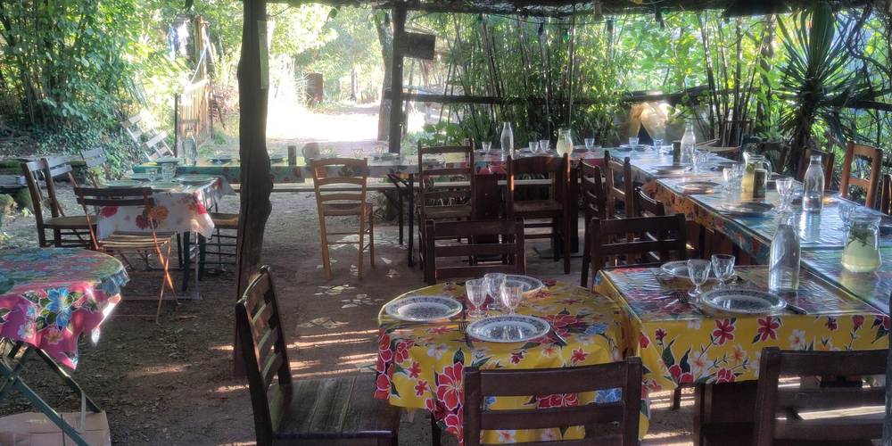 Restauration bio-végé certains soirs (par Chez Jeannette). -  Ferme bio de La Baraque (Occitanie, Gard)